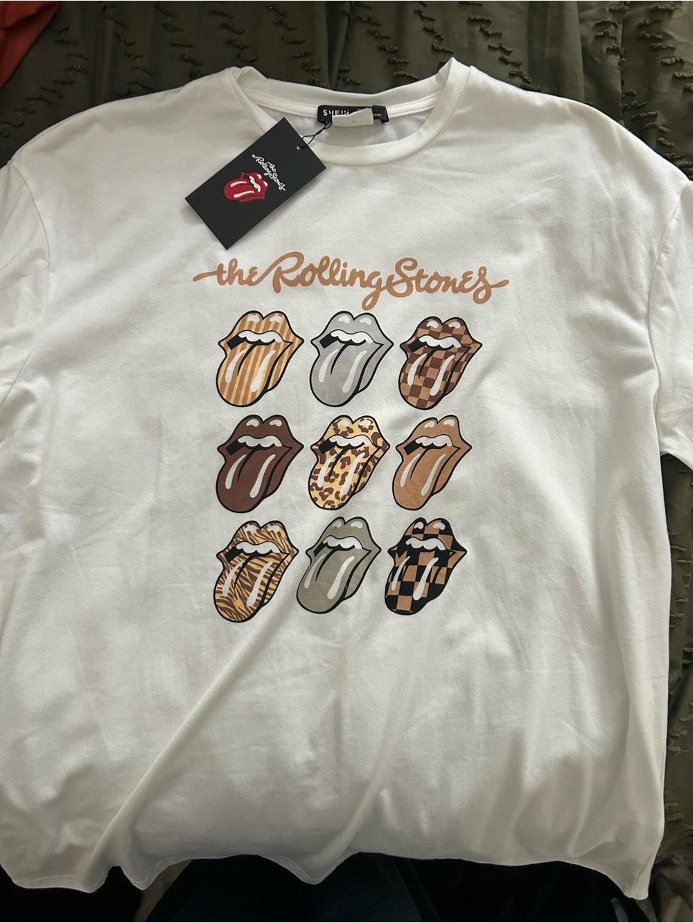 NWT The Rolling Stones Women’s Graphic Tee - White